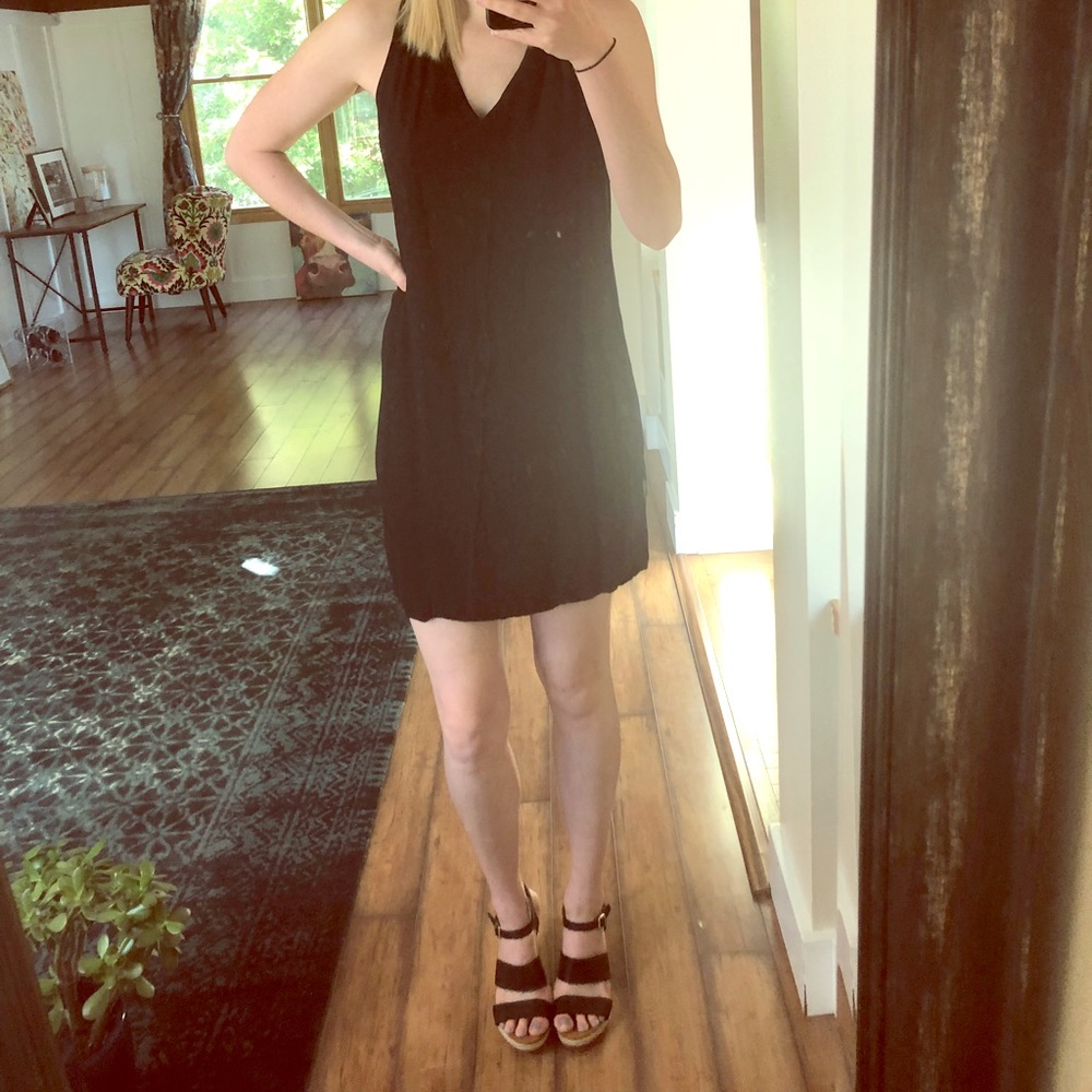 Old Navy black shift dress, size Small